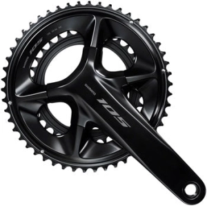 105 FC-R7100 Crankset - 160mm 12-Speed 50/34t 110 Asymmetric BCD Hollowtech II Spindle Interface BLK