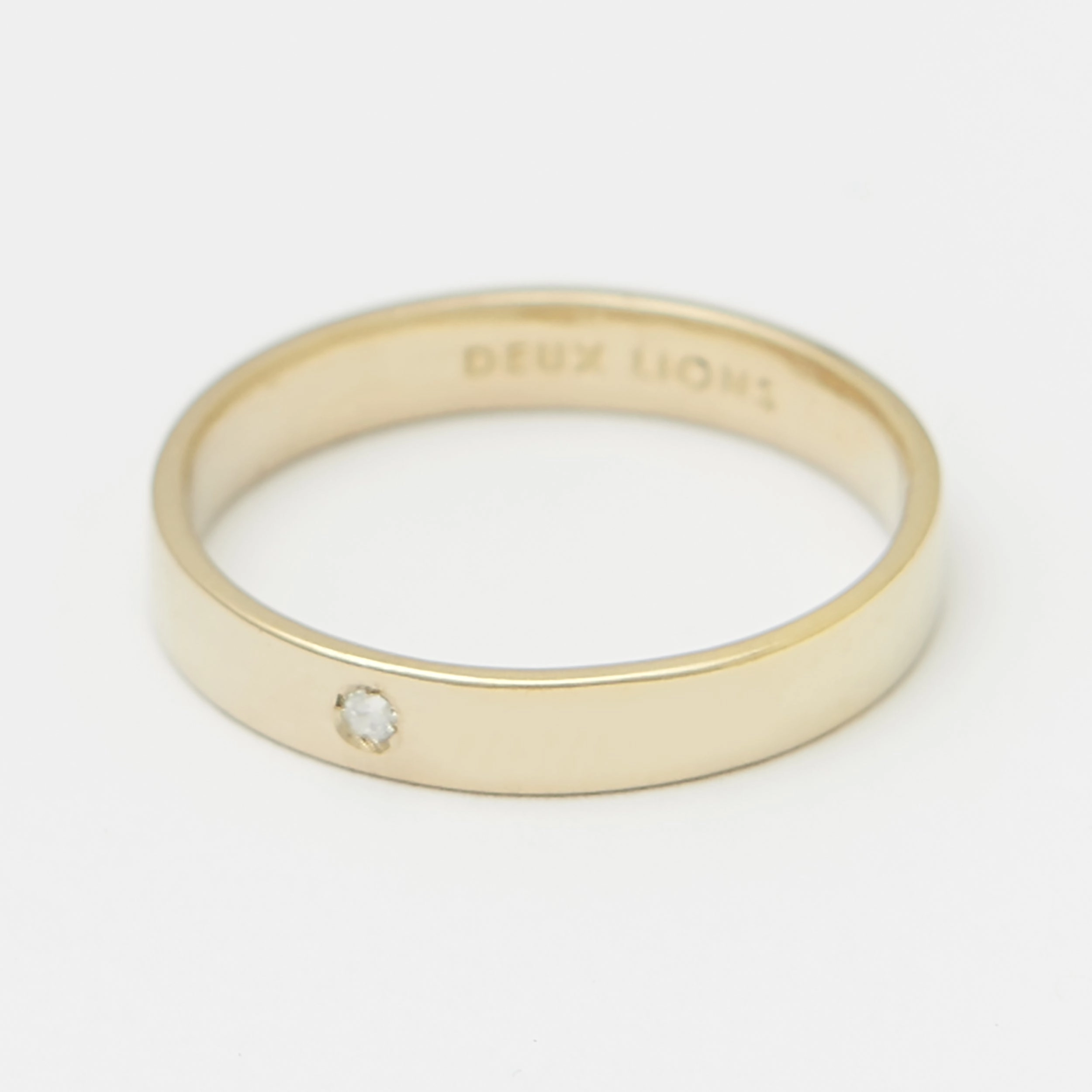 3.5mm Henchey Band Flat in Gold
