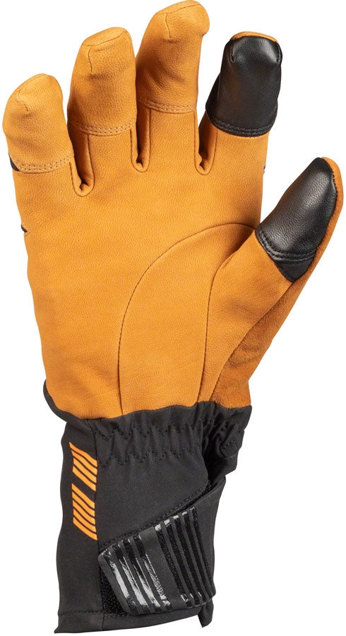 45NRTH 2023 Sturmfist 5 LTR Leather Gloves - Tan/Black Full Finger Medium