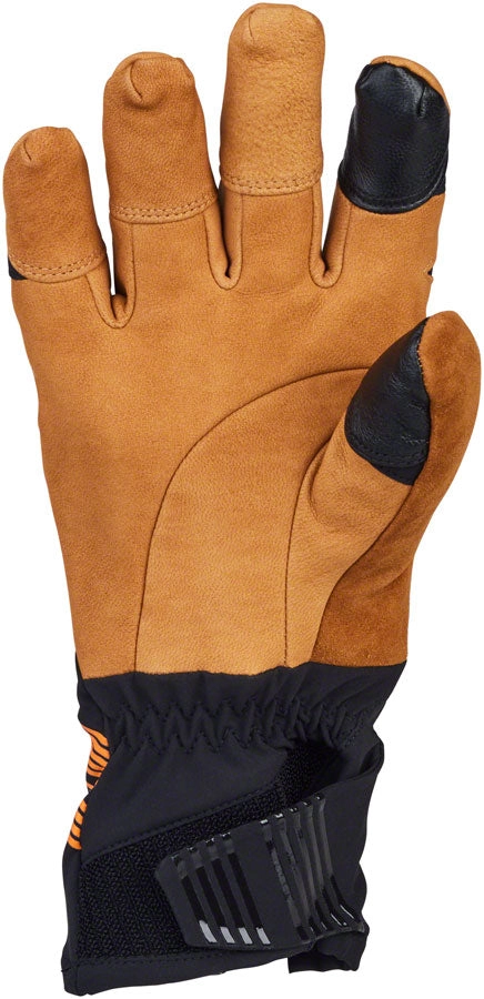 45NRTH 2024 Sturmfist 5 LTR Leather Gloves - Tan/Black Full Finger Medium