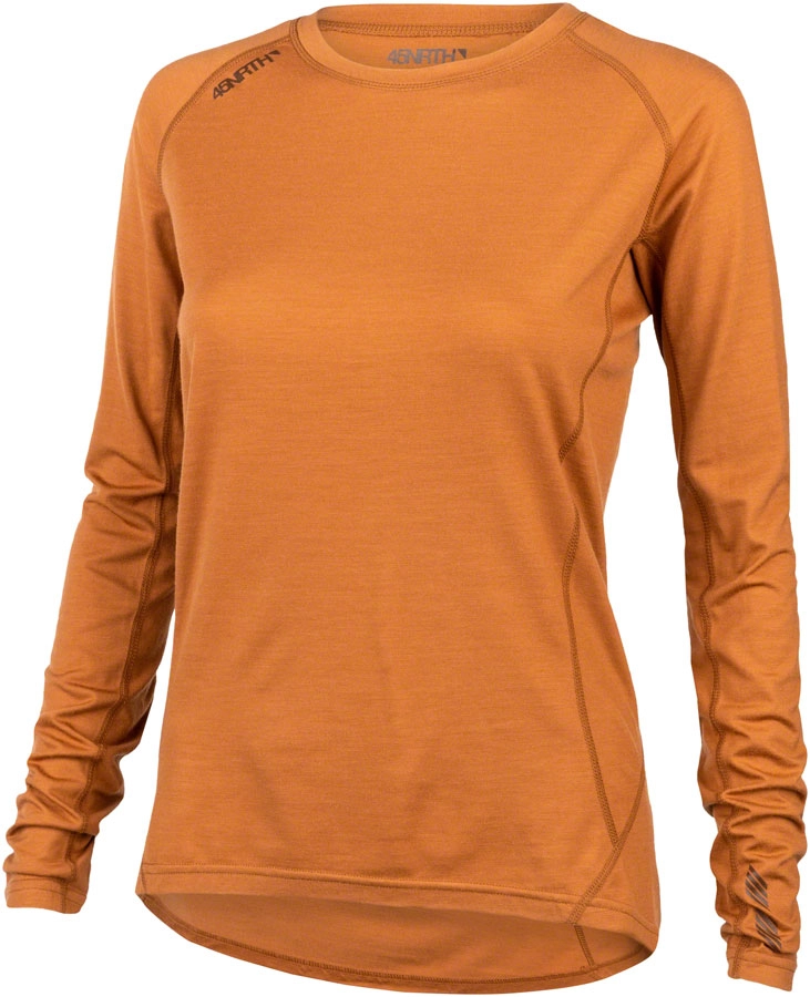 45NRTH Grunnur Wool Base Layer - Womens Cedar Sunrise Small
