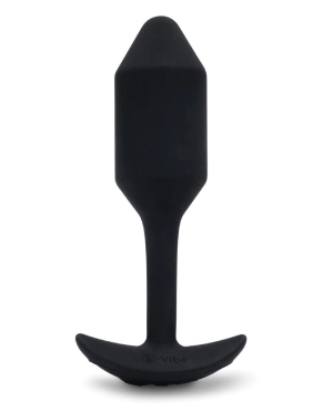 b-Vibe Vibrating Weighted Snug Plug M - Black
