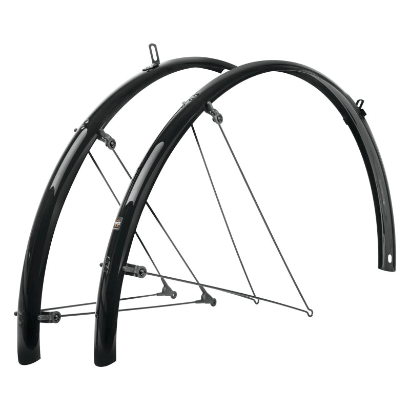 B35 Bluemels Full Coverage Fender Set - 35mm 700 x 20-28 Black