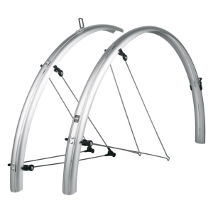 B35 Bluemels Full Coverage Fender Set - 35mm 700 x 20-28 Silver
