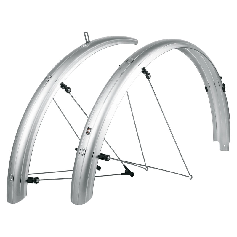 B65 Bluemels Full Coverage Fender Set - 65mm 27.5/29/700 x 2.25 Silver