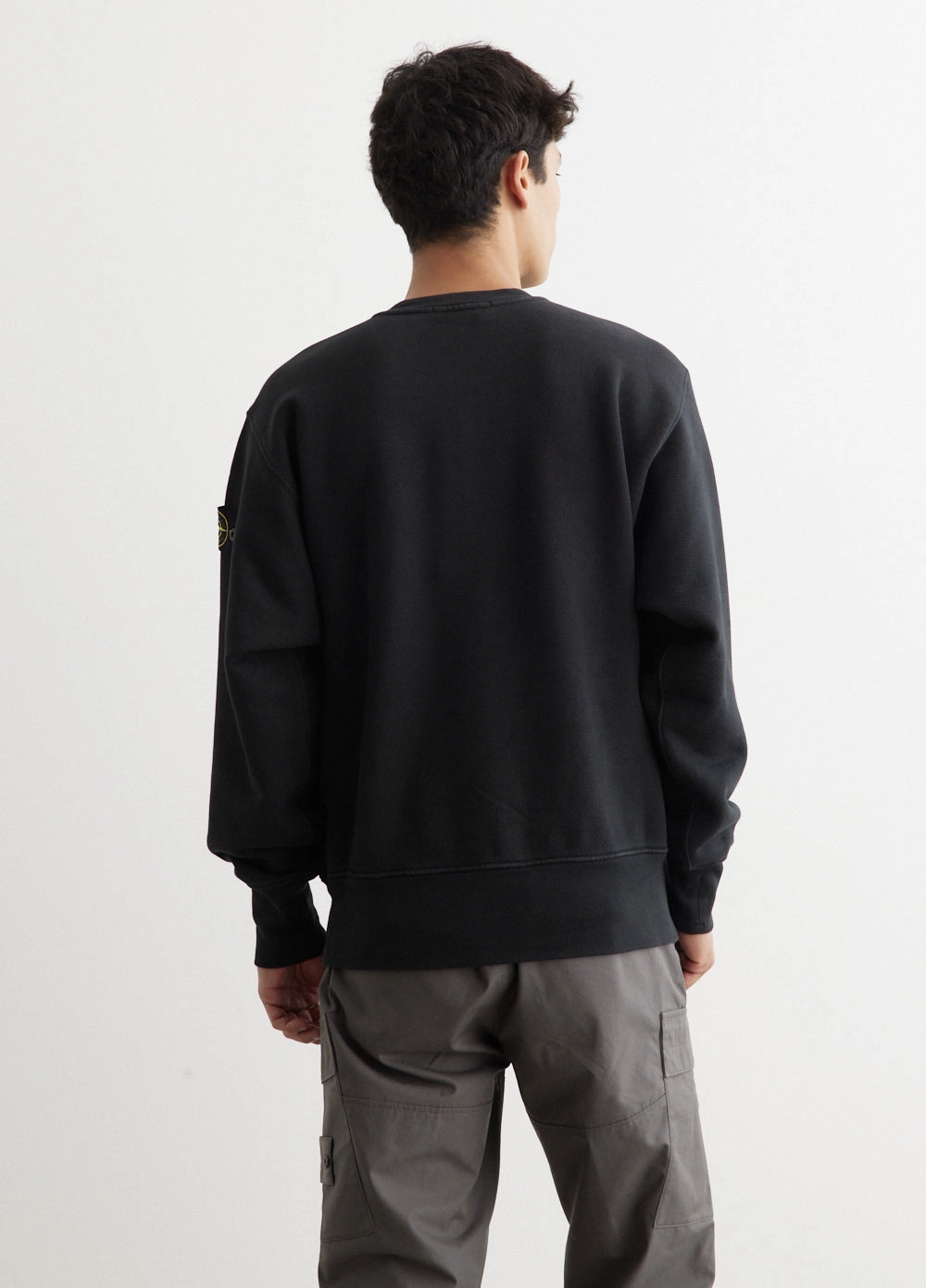 Badge Pouch Pocket Oversized Sweatshirt