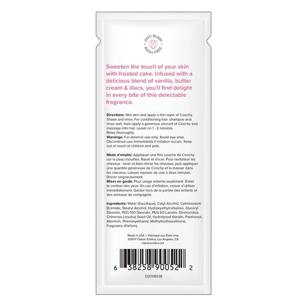 COOCHY Oh So Smooth Shave Cream Frosted Cake - .5 oz