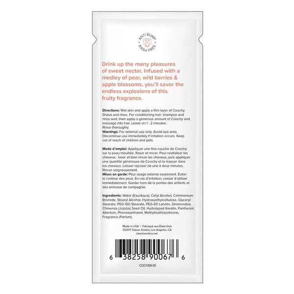 COOCHY Oh So Smooth Shave Cream Sweet Nectar - .5 oz