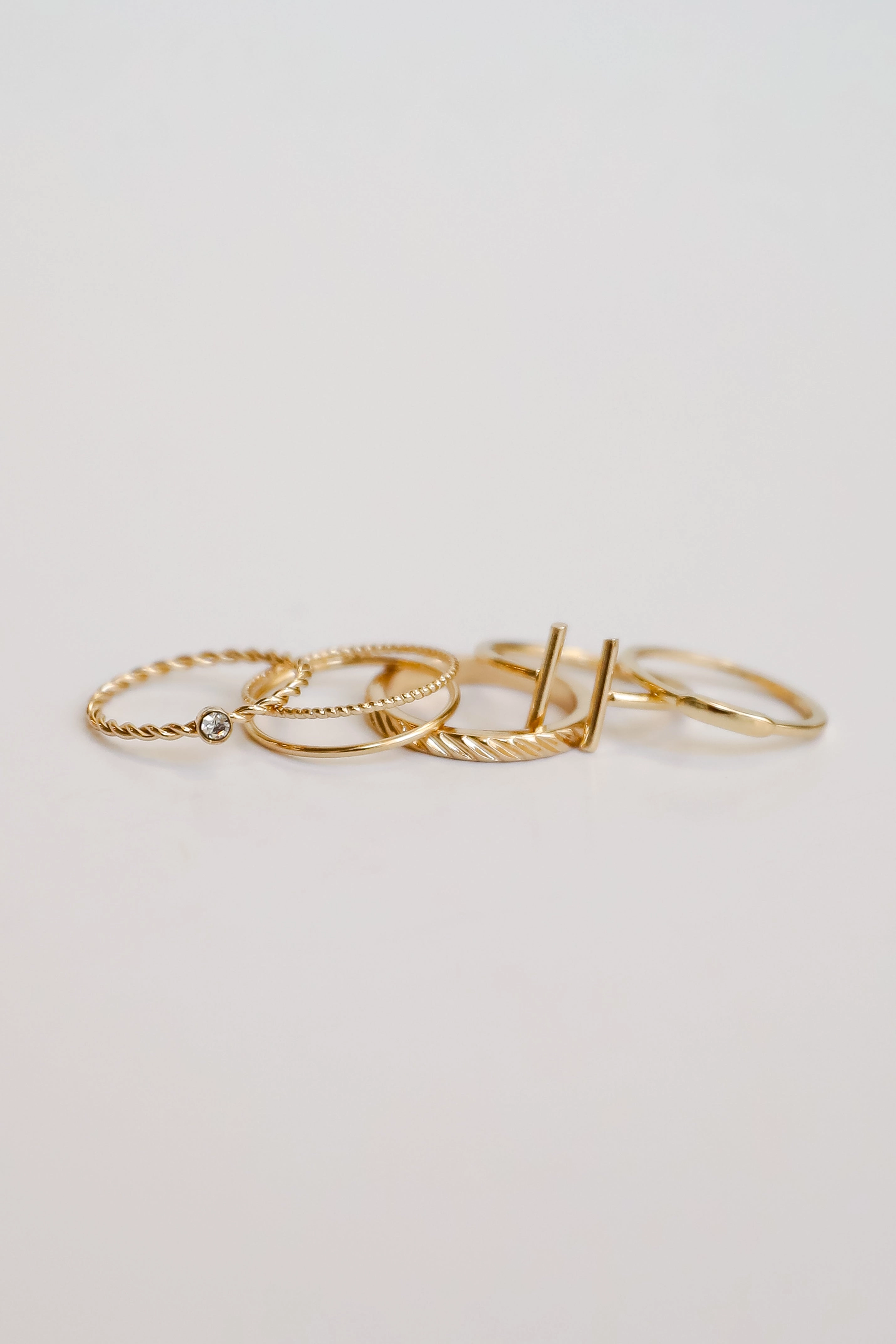 Diana Gold Ring Set
