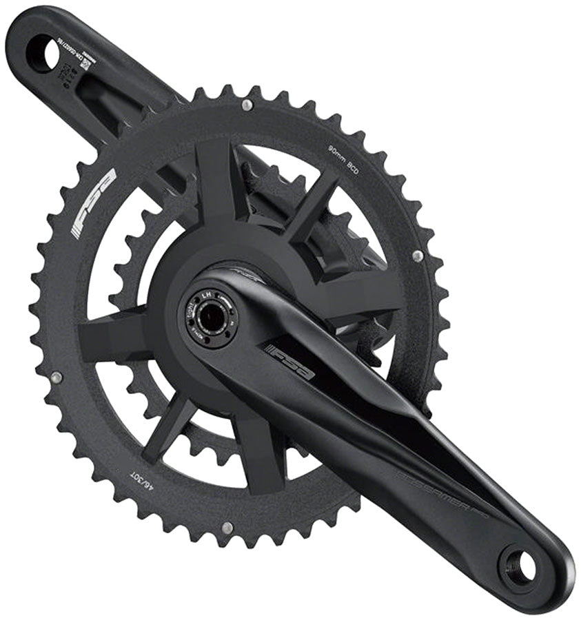 Full Speed Ahead Gossamer Pro AGX  2x Crankset  - 170mm 11-Speed 46/30t DM/90 BCD 24mm MegaExo Spindle N11 BLK