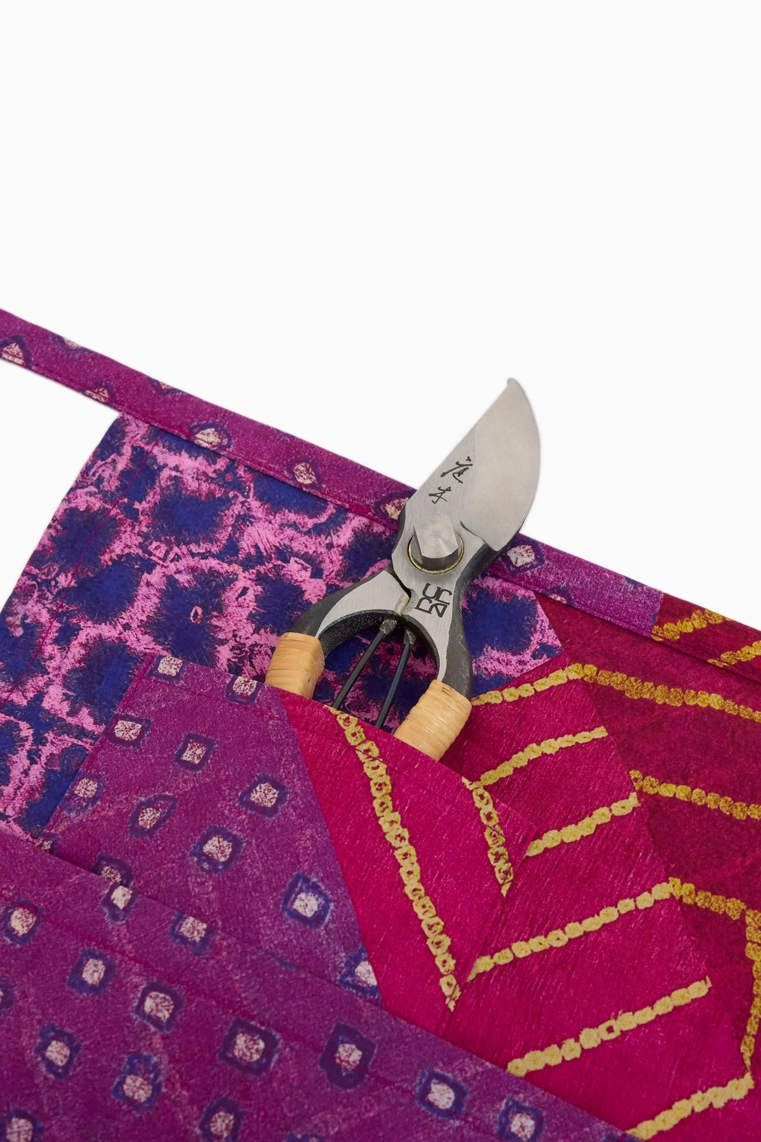 Garden Apron - Hibiscus Shibori
