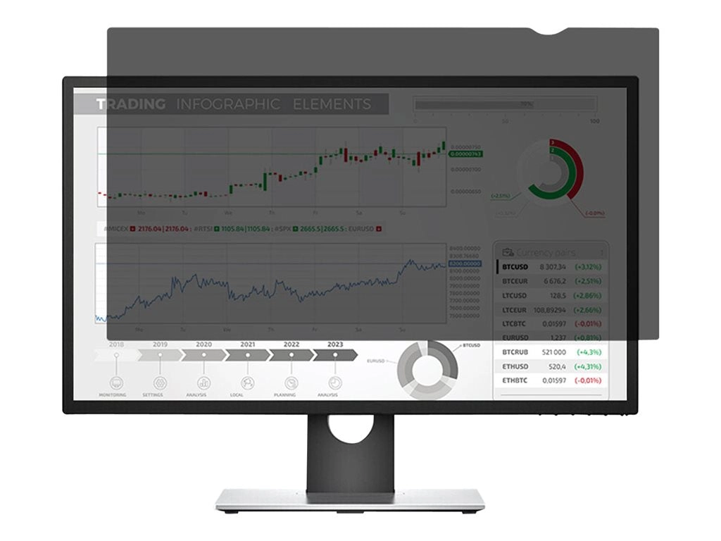 HP TDSourcing - Display privacy filter - 24",HP TDSourcing - display privacy filter" PF240W1E-DNA