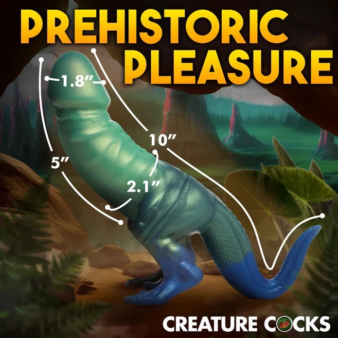 Jurassic Cock 7" Dinosaur Silicone Dildo