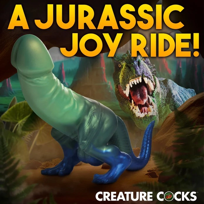 Jurassic Cock 7" Dinosaur Silicone Dildo