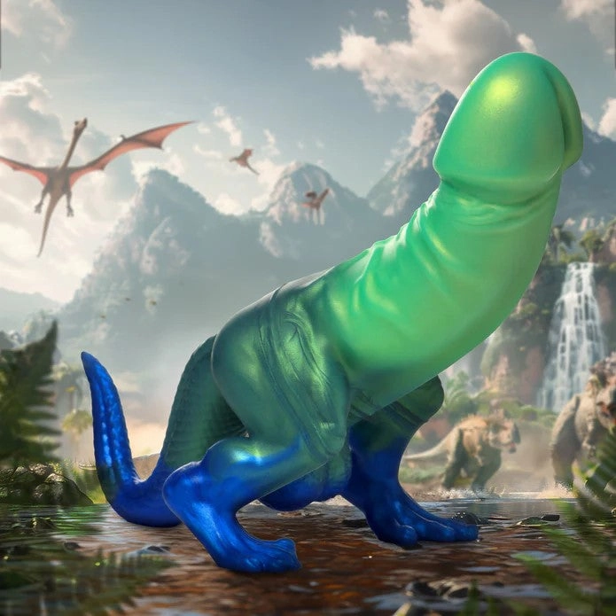 Jurassic Cock 7" Dinosaur Silicone Dildo