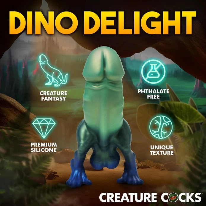 Jurassic Cock 7" Dinosaur Silicone Dildo
