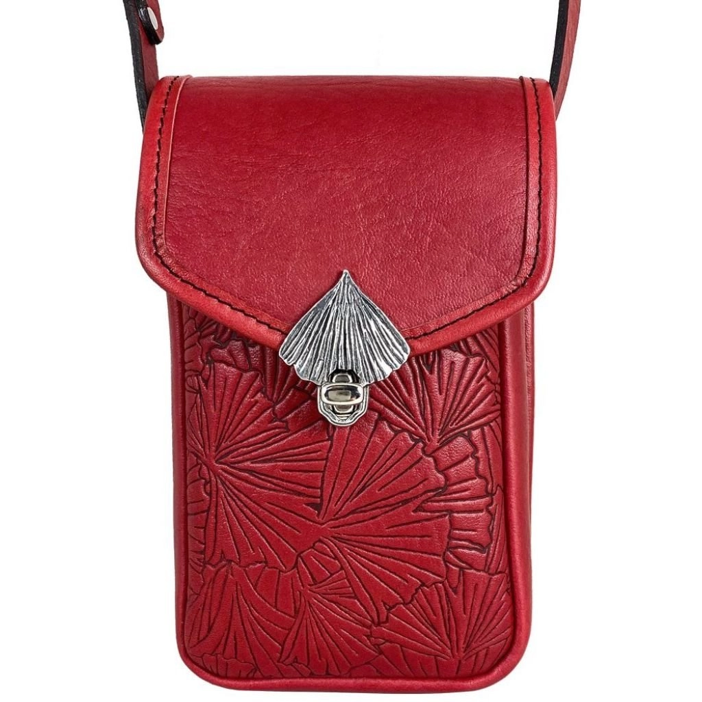 Molly Cell Phone Handbag, Ginkgo Leaf