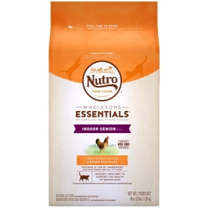 Nutro Indoor Senior Chicken & Brown Rice Recipe for Cats