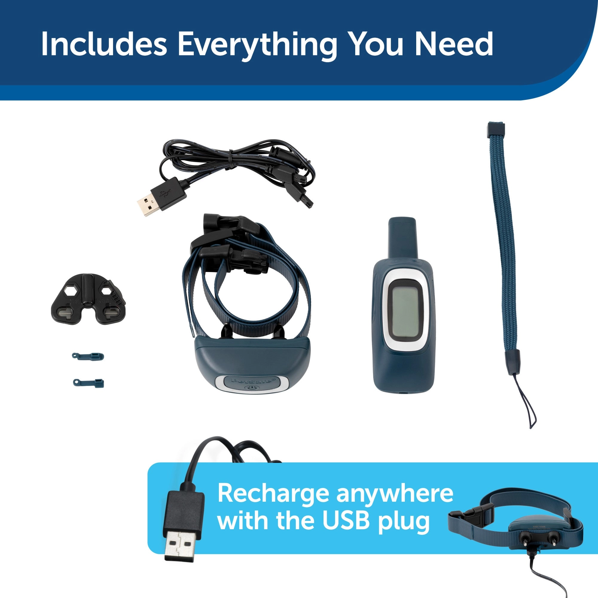 PetSafe 900 Yard Remote Training Collar – Choose from Tone, Vibration, or 15 Levels of Static Stimulation – Longest Range Option for Training Off Leash Dogs – Waterproof and Durable – Rechargeable
