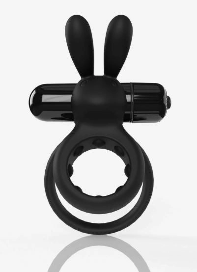 Screaming O 4B Ohare Vibrating Rabbit Cock Ring - Black
