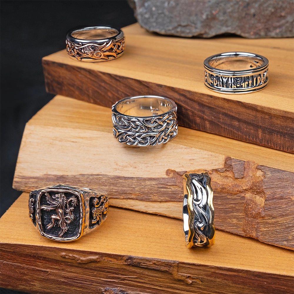 Silver Celtic Double Knot Ring