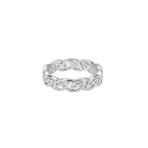 Silver Eternity Knot 'Lomond' Ring