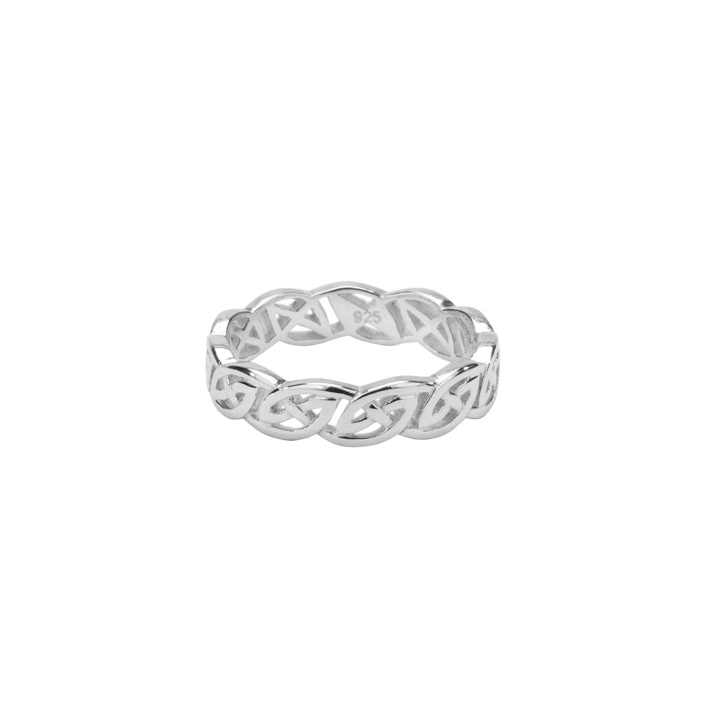 Silver Eternity Knot 'Lomond' Ring