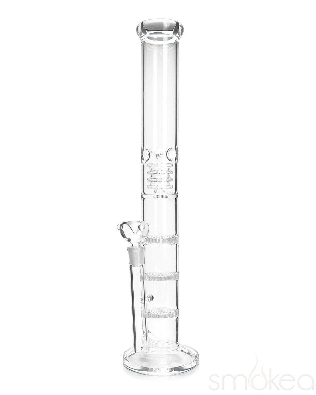 SMOKEA "Ripper" Triple Honeycomb Barrel Perc Bong