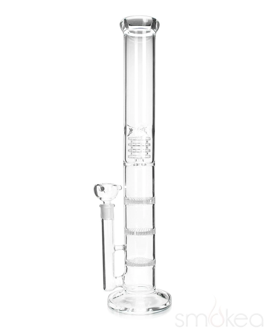 SMOKEA "Ripper" Triple Honeycomb Barrel Perc Bong