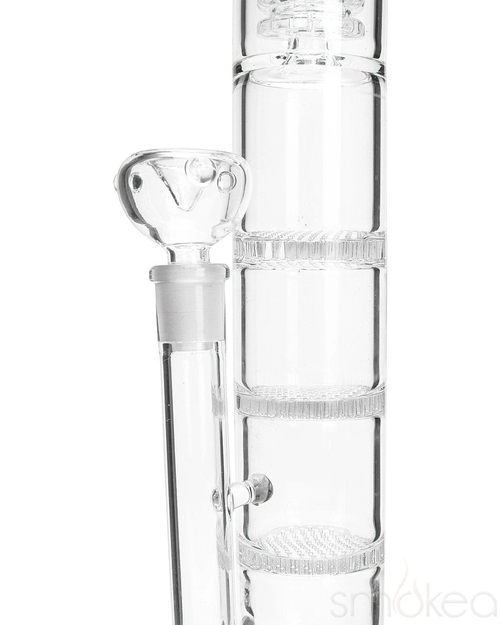 SMOKEA "Ripper" Triple Honeycomb Barrel Perc Bong