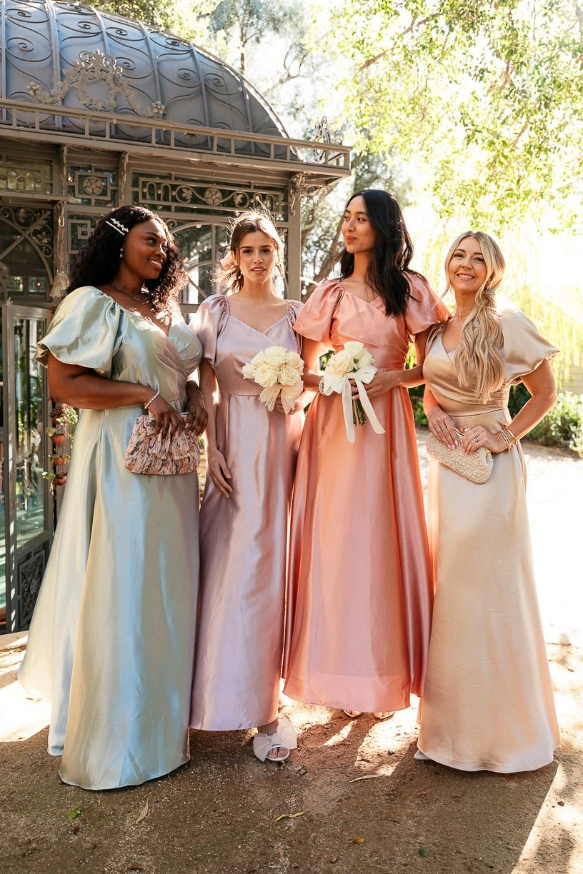Tessie Dress in Champagne