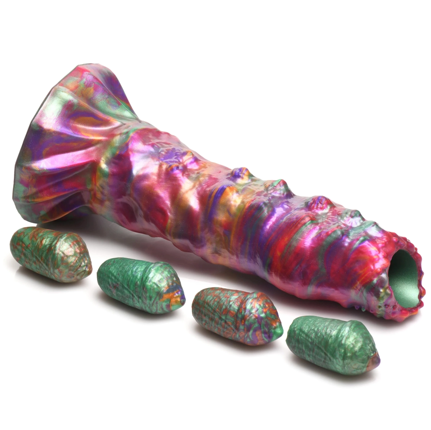 THE LARVA OVIPOSITOR DILDO w/ EGGS BY CREATURE COCKS