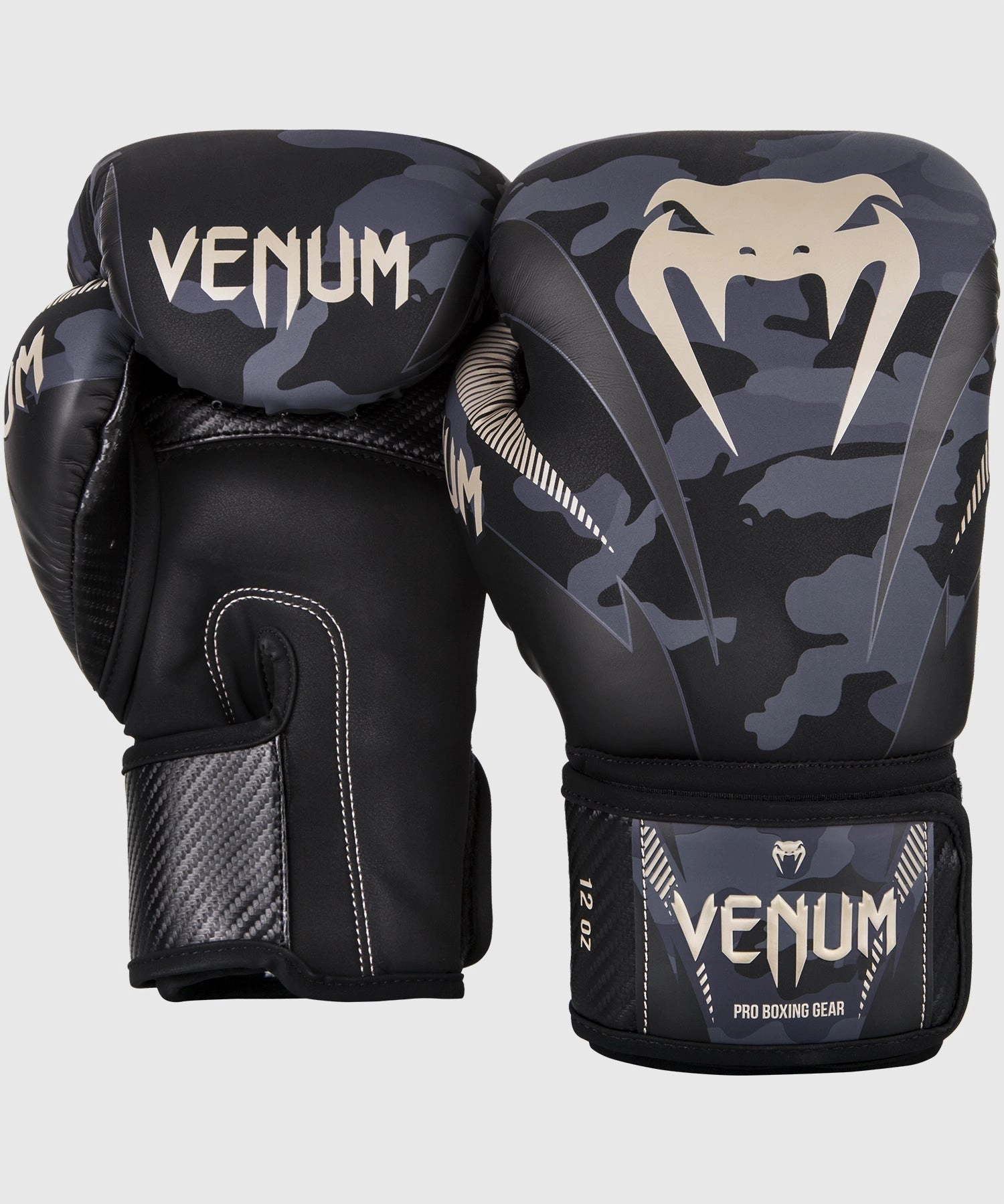 Venum Impact Boxing Gloves - Dark Camo/Sand