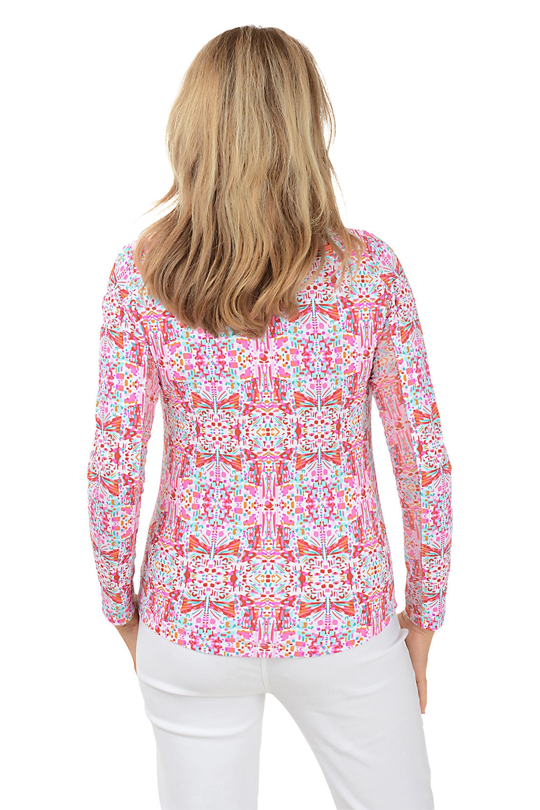 Watermelon Ridley Aztec UPF50  Sun Shirt