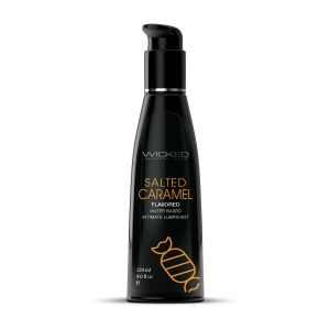 Wicked Aqua Salted Caramel Flavored Lube - 4 oz