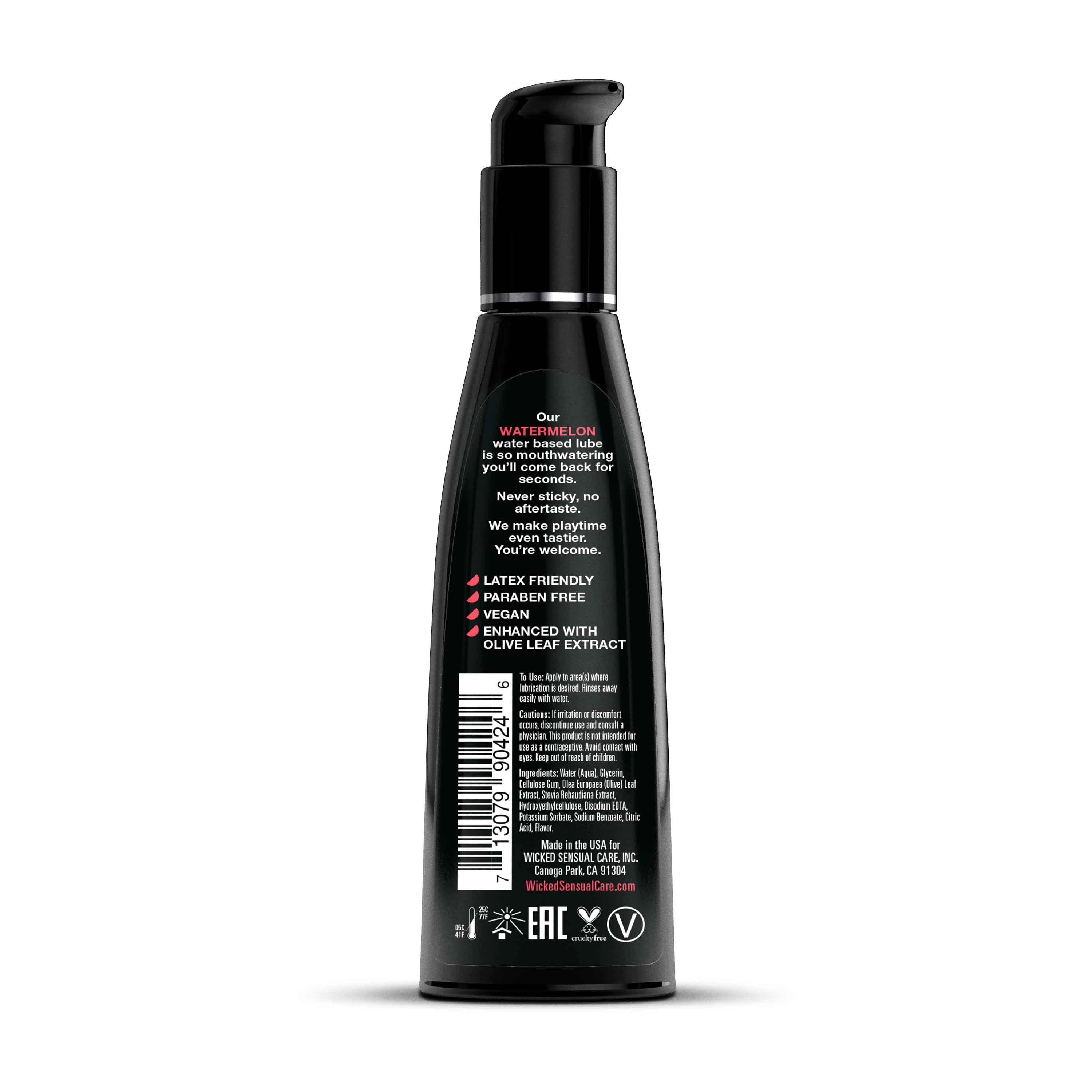 Wicked Aqua Watermelon Flavored Lube - 4 oz