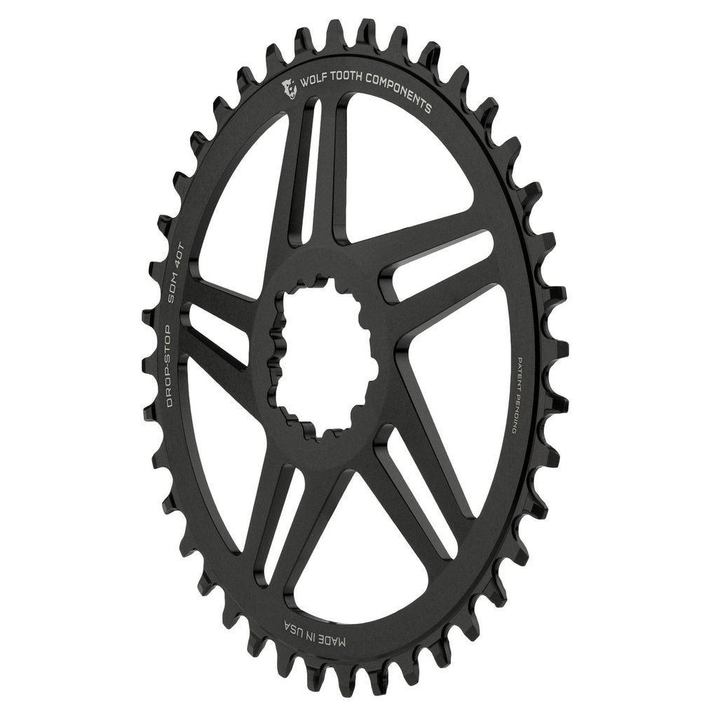 Wolf Tooth Direct Mount Chainring - 32t, SRAM Direct Mount, Drop-Stop, For SRAM 3-Bolt Cranksets, 6mm Offset