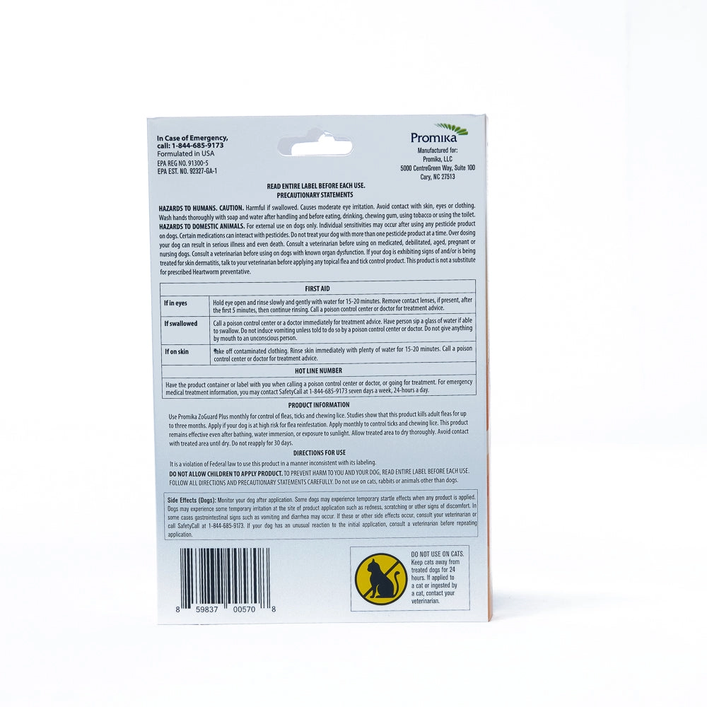 ZoGuard Plus for Dogs 5-22lbs 1 Pack